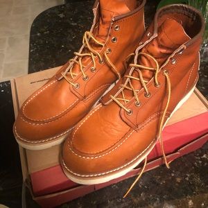 Red Wing Moc Toe boots